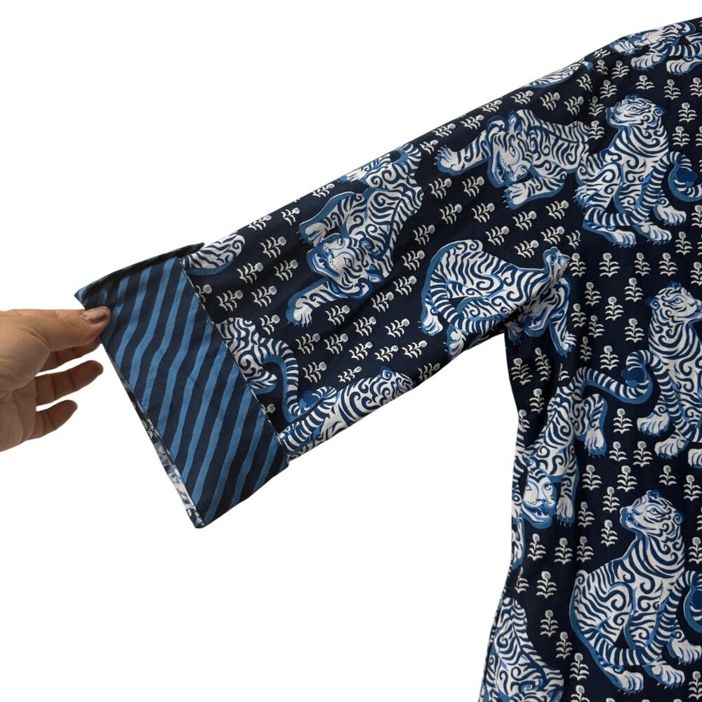 Printfresh Blue Tiger Queen Graceful Getaway Dres… - image 5